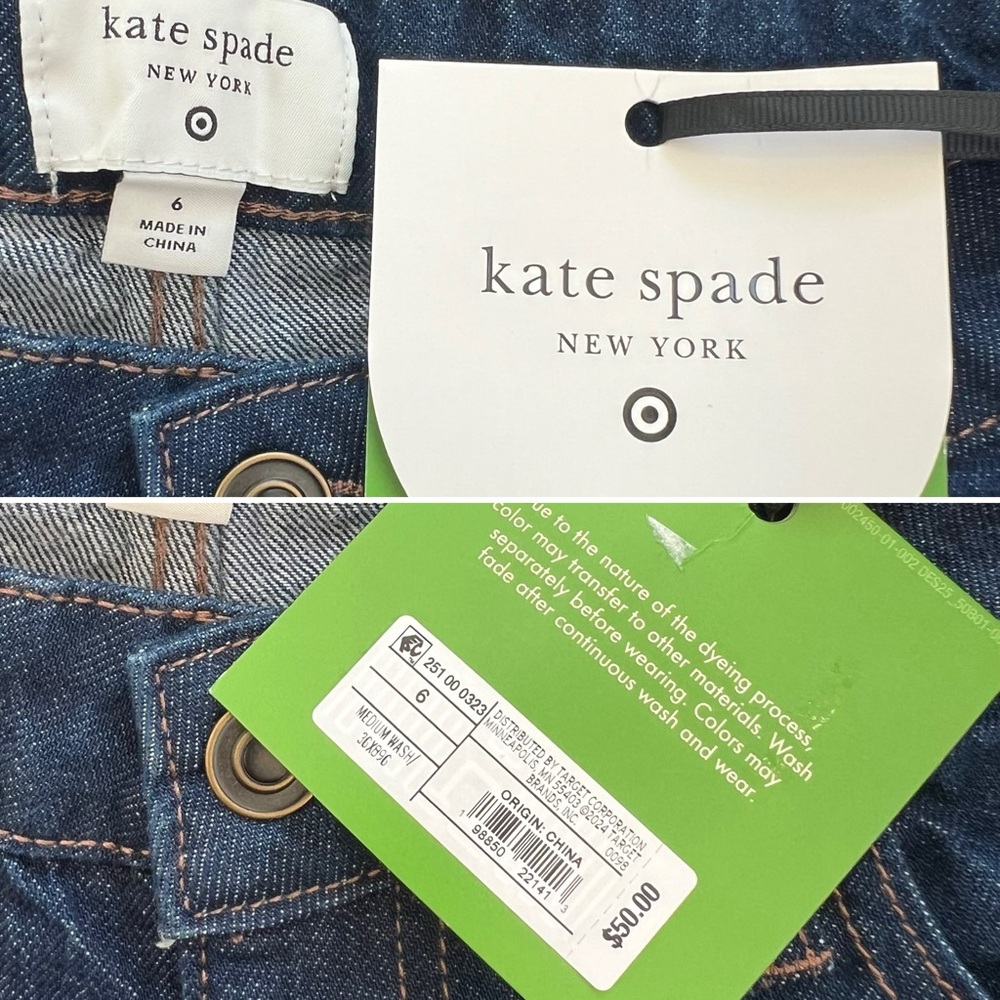 Kate Spade Jeans, Dark Indigo Ankle, for Target, Multiple Sizes - Picture 10 of 13